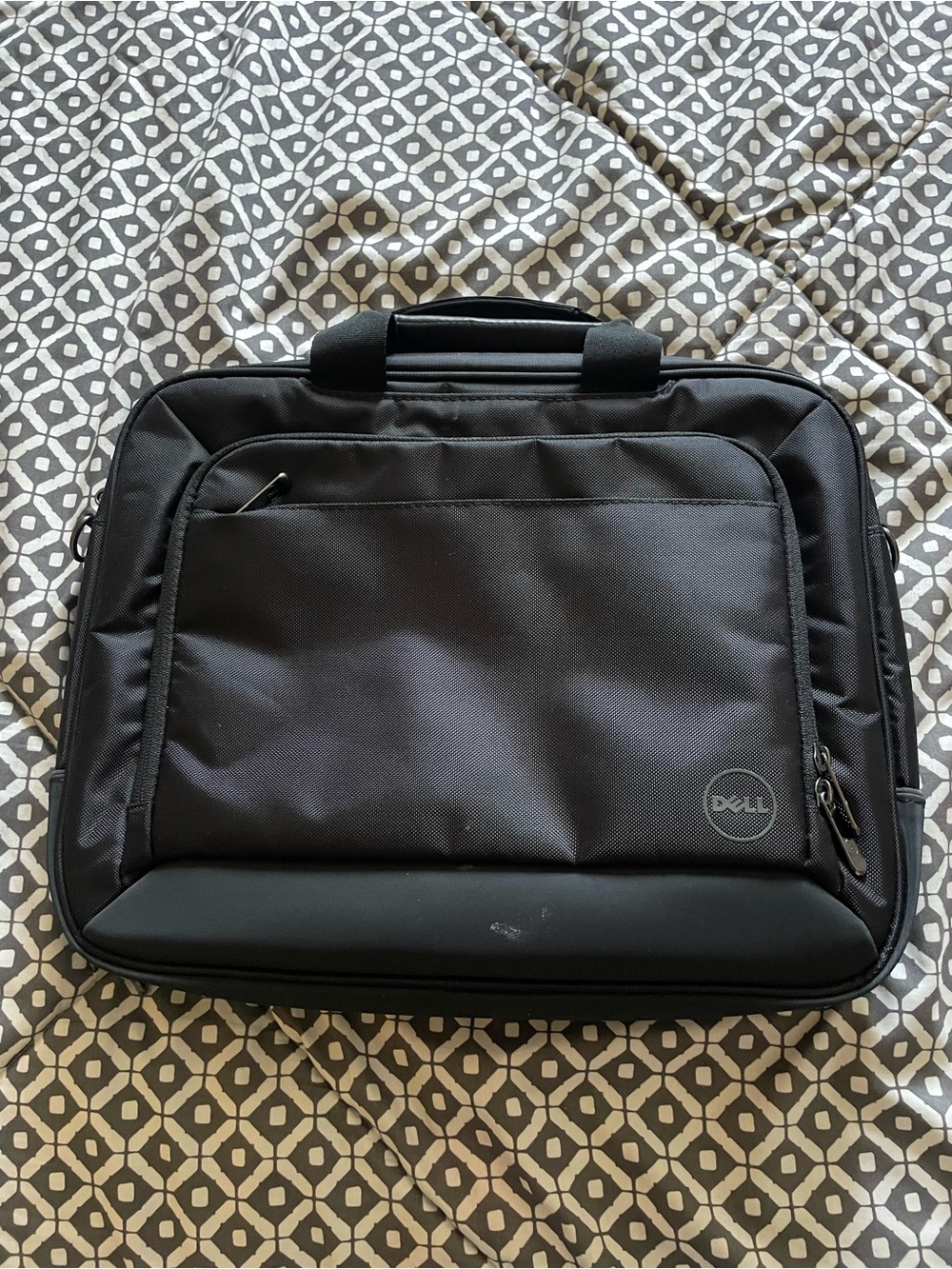 Dell Black Laptop Briefcase with Front Organizer